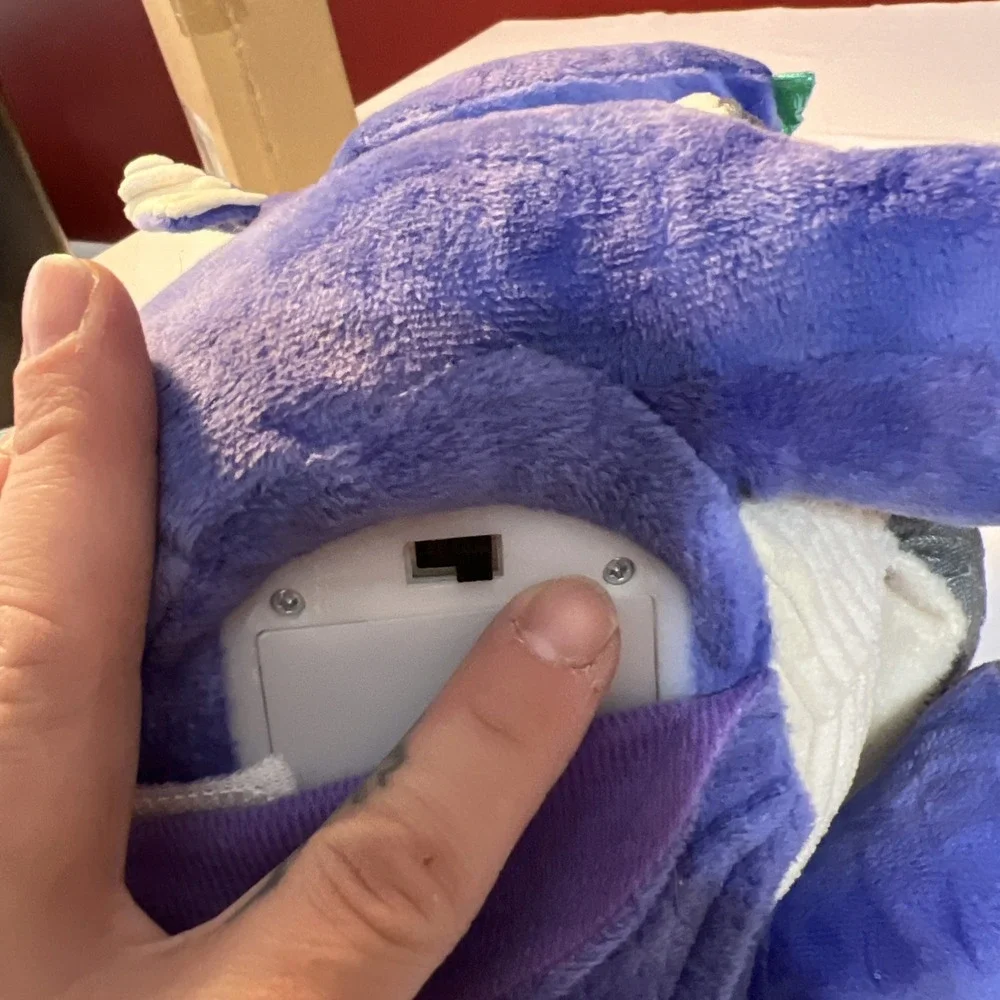 Cuddle Barn Dalton the Storytelling Dragon Animated Plush Talking Reads 5 Tales